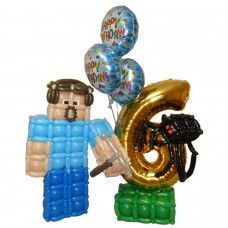 Оформлення кульками minecraft Оформлення кульками minecraft